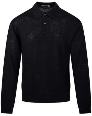 Diana Studio Polo À Manches Longues - Bleu