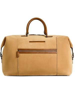 Kiton Reisetasche Aus Leder - Mettallic
