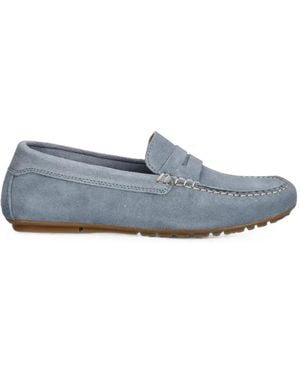 Marc O' Polo Mocassins En Daim - Blue