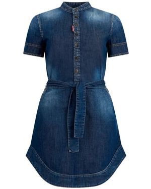 DSquared² Robe Carpenter Médium - Bleu