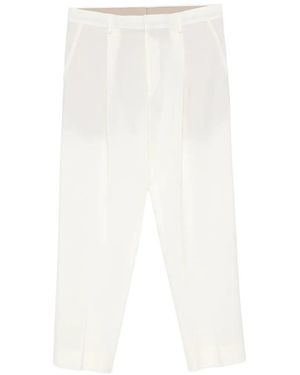 Costumein Vincent Pleated Trousers - White