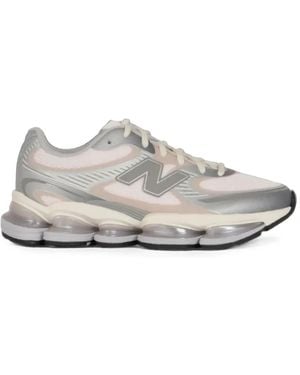 New Balance Abzorb 2000 Mesh Paneled Sneakers - White