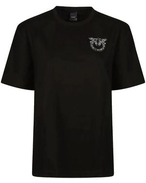 Pinko Love Birds T-Shirt - Black