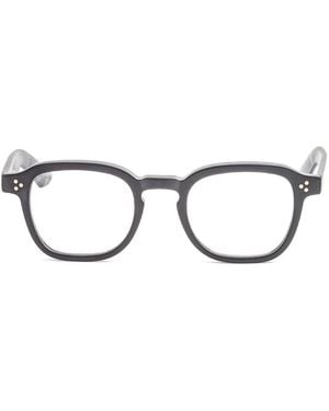 Moscot Gafas Con Montura Cuadrada - Negro