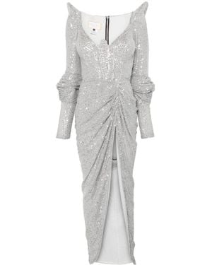 MITILIANE COUTURE Sequinned Gown - Grey