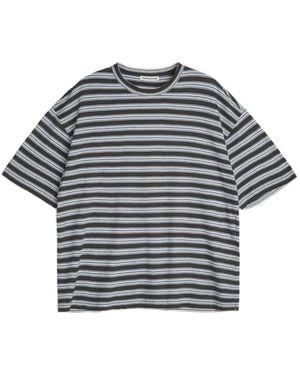 YMC Triple Stripe T-Shirt - Blue