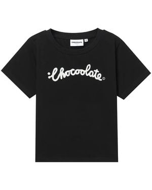 Chocoolate ロゴ Tシャツ - ブラック