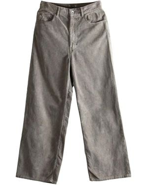 AURALEE Corduroy Pants - Gray