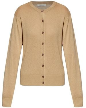 By Malene Birger Button-Front Cardigan - Natural