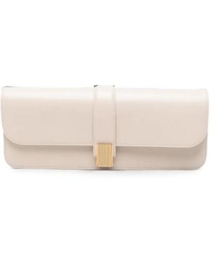 KHAITE Blake Foldover Clutch Bag - Natural