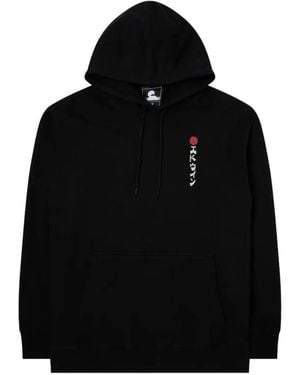 Edwin Graphic-Print Hoodie - Black