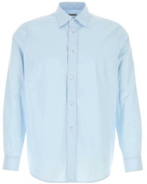 Jil Sander Long-Sleeve Buttoned Shirt - Blue