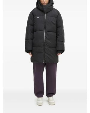 PANGAIA Hooded Puffer Jacket - Black