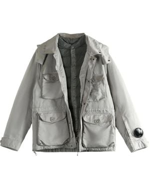 C.P. Company Micro Kei Hooded Multi-pocket Jacket - グレー