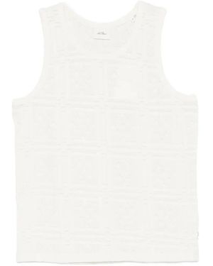 Les Deux Pointelle Tank Top - White