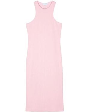 Ioana Ciolacu Fine-Ribbed Dress - Pink