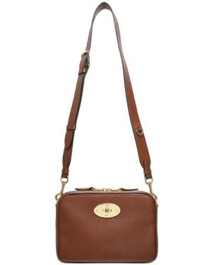 Mulberry Darley Grained Leather Shoulder Bag - White