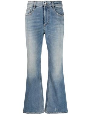 Stella McCartney Vaqueros Bootcut Con Efecto Lavado - Azul