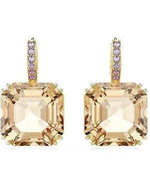 Swarovski Millenia-Tone Crystal Earrings - Metallic