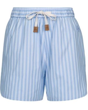 Jacob Cohen Striped Shorts - Blue