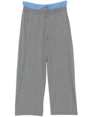 JNBY Contrast-Waistband Trousers - Grey