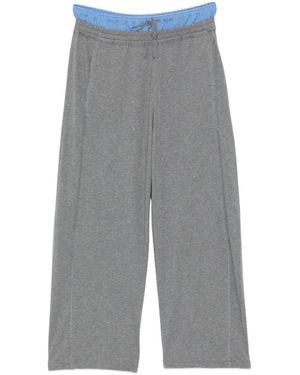 JNBY Contrast-Waistband Trousers - Grey