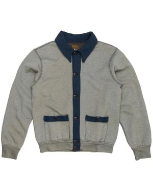 RRL Collared Cardigan - Grey