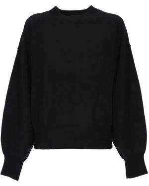 EMMA & GAIA Crew-Neck Jumper - Black