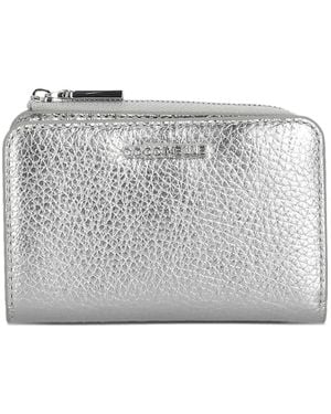 Coccinelle Metallic Zip Wallet - Gray