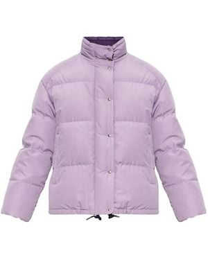 Moncler Verone Short Down Jacket - Purple