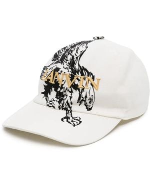 Lanvin X Future プリント キャップ - ホワイト