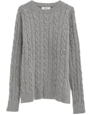 GIMAGUAS Braid Sweater - グレー