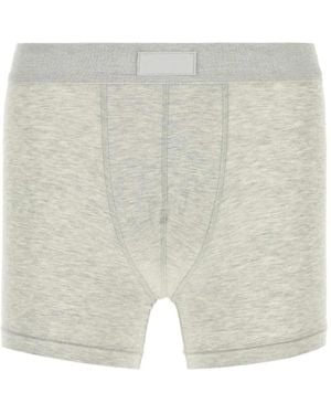 Skims Boxer Con Logo (3 Pezzi) - Bianco