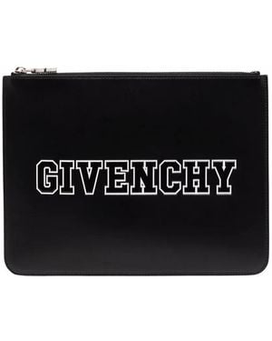 Givenchy Clutch Mit Logo-Prägung - Schwarz