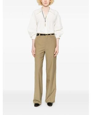 Lemaire Straight Tailored Trousers - Natural