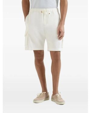Brunello Cucinelli Cotton Shorts - White
