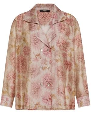 Seventy Floral Print Jacket - Pink