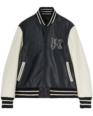 Palm Angels Varsity Jacket - Black