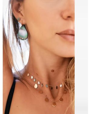 Ginette NY Ever Mother-of-pearl Earrings - Brown