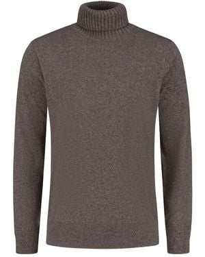 Doriani Roll-Neck Jumper - Brown