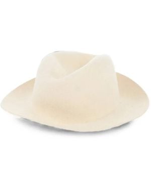 Scha Felt Fedora Hat - Natural