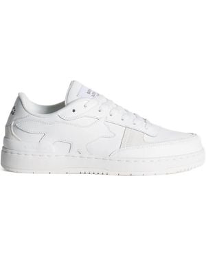 Maison Kitsuné Zapatillas con logo - Blanco