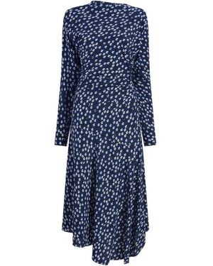 Proenza Schouler Alina Midi Dress - Blue