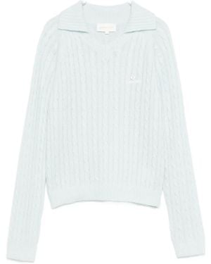 ShuShu/Tong Top de punto de ochos - Blanco