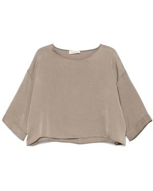 MOUTAKI Crew-Neck T-Shirt - Natural