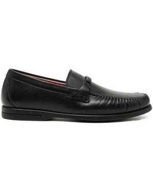 Bally Buckle Detail Loafers - Black