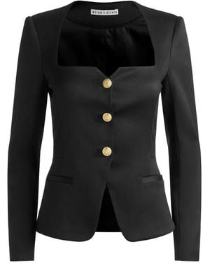 Alice + Olivia Trisha Fitted Jacket - Black