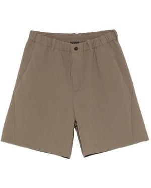 Goldwin Elasticated-Waistband Shorts - Brown