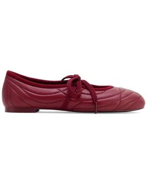 JW PEI Ballerines Erika À Lacets - Red