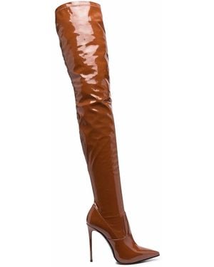 Le Silla Eva Thigh-High Stiletto Boots - Brown